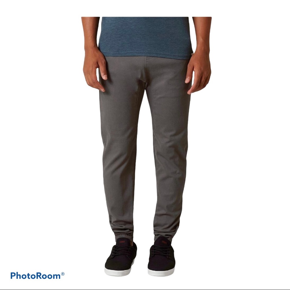 Grey Chor Jogger Stretch Chino Pant